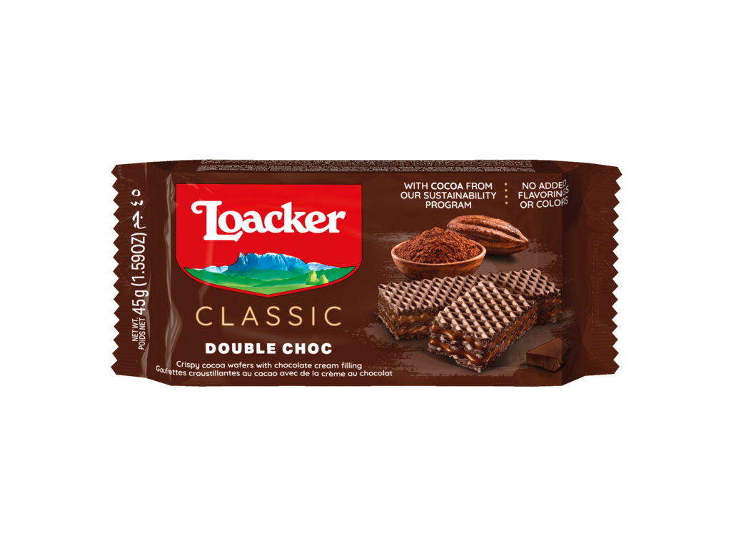 Wafer Classic Double Choc - with Double Chocolate