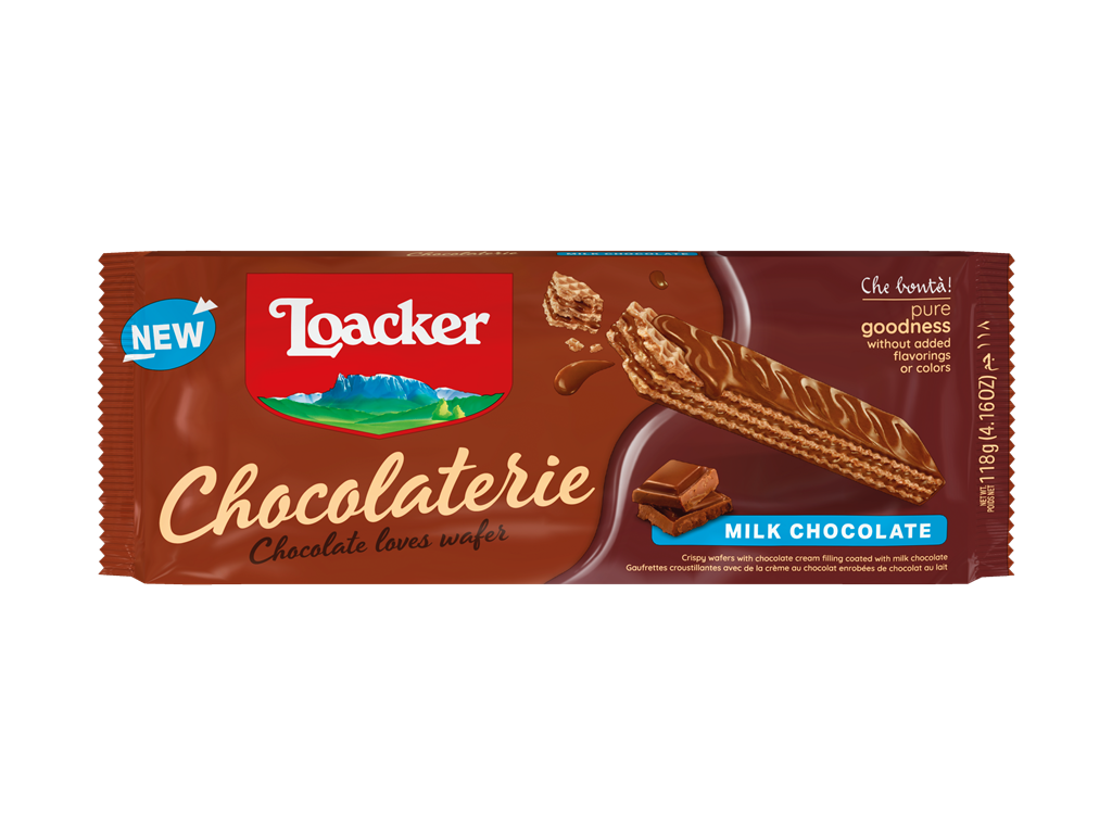 Wafer Chocolaterie Milk Chocolate – wafers covered with dark milk chocolate